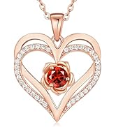 KristLand Collana Cuore Con Opale In Argento 925 Placcato Oro – Gioiello Donna In Cofanetto Regalo - 2