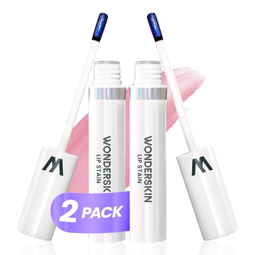 Wonderskin Wonder Blading Lip Stain Peel Off Masque, Paquete De 2 – Tinte De Labios Rosa Mate De Larga Duración, Resistente Al Agua Y A Prueba De Transferencia (Beautiful Masque)