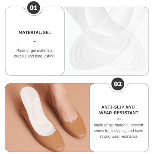 Plantillas de Gel Antideslizantes para Mujer 9.63x3.54 in miniatura 3