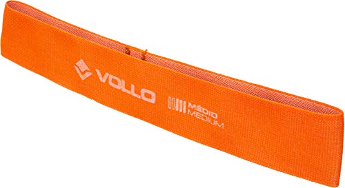 Vollo Sports, Mini Faixa de Exercício Poliéster Adulto Unissex, Laranja (Orange), 320 x 55 mm