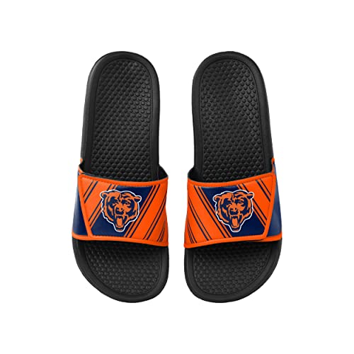 Image of FOCO mens NFL Team Logo Legacy Sport Slide Sandals