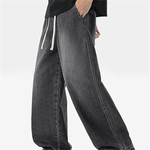Men's Loose Wide-Leg Jeans – Straight Casual Denim Pants, Baggy Streetwear Trousers3