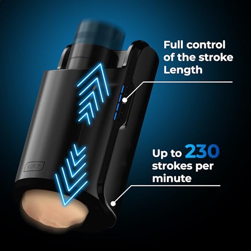 Image of KIIROO Keon Automatic Male Masturbator with Stroker Sleeve, App Control, Wi-Fi & Bluetooth, Hands-Free Design, Up to 230 Movements Per Minute, Interactive USB Rechargeable Device