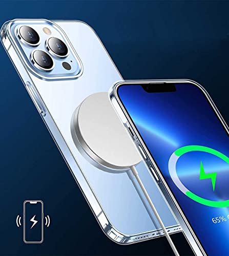 Image of Soft Flexible Silicone Back Cover Compatible with iPhone 13 Pro Max, Transparent Case