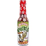 KICKIN' Ultimate Premium Spicy Hot PICKLE Gift Set for Hot Sauce, Popcorn, Peanuts - Great Spicy Snack – Perfect for Stocking Stuffers or Christmas Gifts - Great for Pickle Lovers