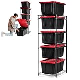 CleverMade 27 Gallon Tote Tower