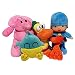 cvvbfgbfg Pocoyo - Set di 5 pezzi, in peluche, 14 cm - 30 cm