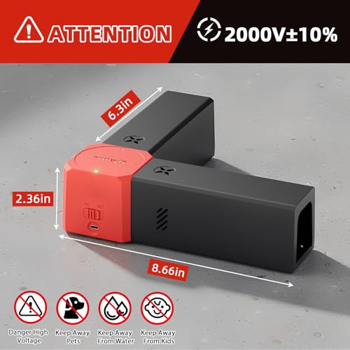 Electric Mice Trap Mouse Zapper, Rat Traps Indoor for Homes with Dual-Channel, Mice Zapper with High Voltage Instant, Effective & Reusable Humane Rodent Zapper, Rodent Trap for Outdoor & Indoor
