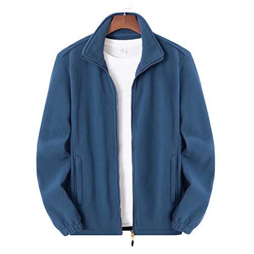 FLYGAGA chaquetas de lana al aire libre para hombre senderismo trekking cárdigan de lana de punto con cremallera chaquetas de lana de punto al aire libre sudadera primavera otoño Cover