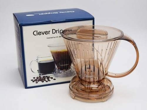 Suporte Acrilico Com Filtro CLEVER Marrom 300 ml