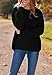 PRETTYGARDEN Women's Fashion Sweater Long Sleeve Casual Ribbed Knit Winter Pullover Chunky Fall Sweaters for Women 2025 (Black,X-Large)
