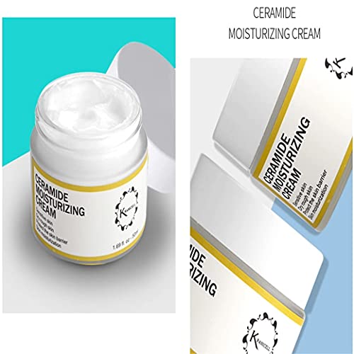 Kranicell Ceramide Moisturizer Cream 1.69 Ounce For Hydrating, Moisturizing, Korean Skin Care Natural Organic Ceramides Moisturizing Cream For Sensitive And Dry Skin #TOP5