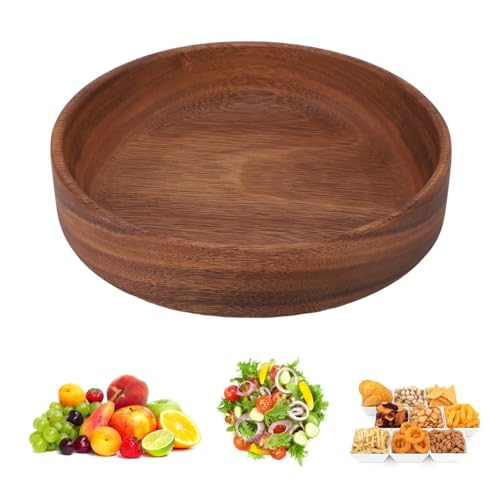 Cuenco de madera para servir sin derrames ensaladas y snacks 3