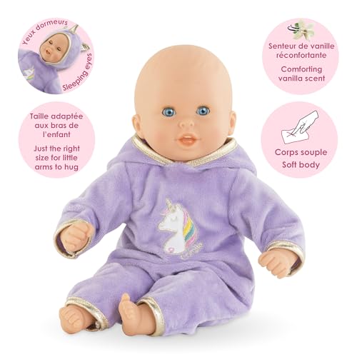 Muñeca Corolle Bébé Calin Unicorn 12 pulgadas miniatura 2