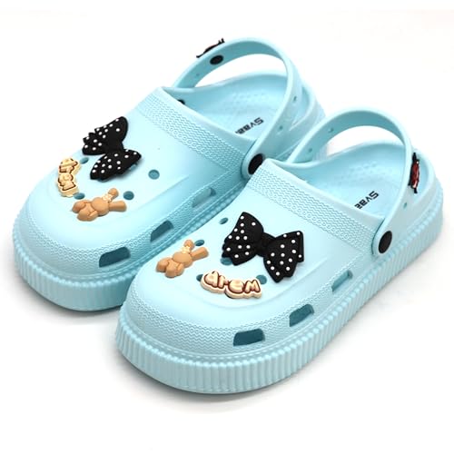 Image of SVAAR Fashionable Comfortable Lightweight Platform Heels Clogs for Women's | Cushioned Footwear | Lightweight Slip-ons | Waterproof Sandals for Women