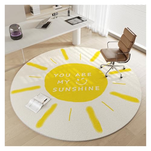 Round Floor mats Round Carpet Living room bedroom computer chair