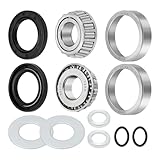 JAVIK Swing Arm Bearing Seal Kit Fit for Kawasaki KFX700 Prairie 360 650 700 Brute Force