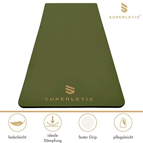 Yogamatte und Gymnastikmatte von Superletic in verschiedenen Stärken