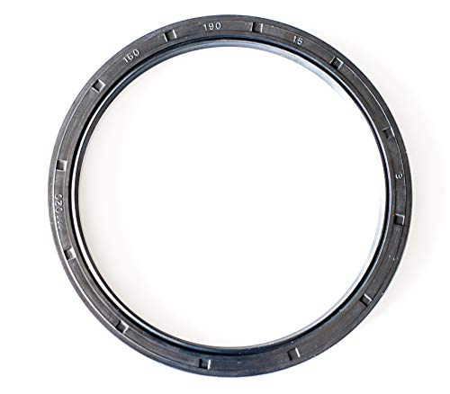 EAI Oil Seal 160mm X 190mm X 15mm TC Double Lip w/Spring. Metal Case w/Nitrile Rubber Coating