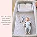 Newton Baby Travel Crib & Play Yard – Breathe-Thru Mattress for Safe Sleep, Portable & Easy Disassembly, Completely Washable, 2X Larger Surface Area, Non-Toxic, Largest-in-Class with Travel Bag, Grey