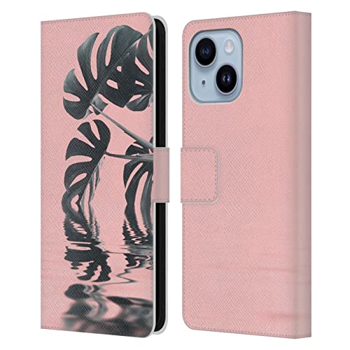 Étui portefeuille cuir iPhone 14 Plus LebensArt protège écran et cartes