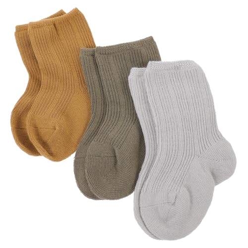 GLSTOY 3 Pairs Boy Socks Warm Winter Socks for Newborns S Mid Tube Design for Comfort Protection for Spring Autumn Wear
