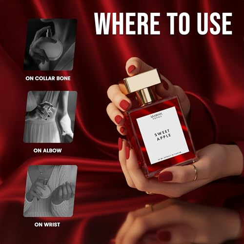 Image of Arabian Aroma Sweet Apple Foe Women | Long-Lasting Floral Fruity Gourmand Eau De Parfum Spray for Women, Extrait De Parfum, 50 Ml.