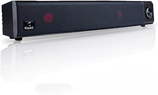 LED-909 Portable Wireless Sound Bar Bluetooth & Multi LED Sound Black