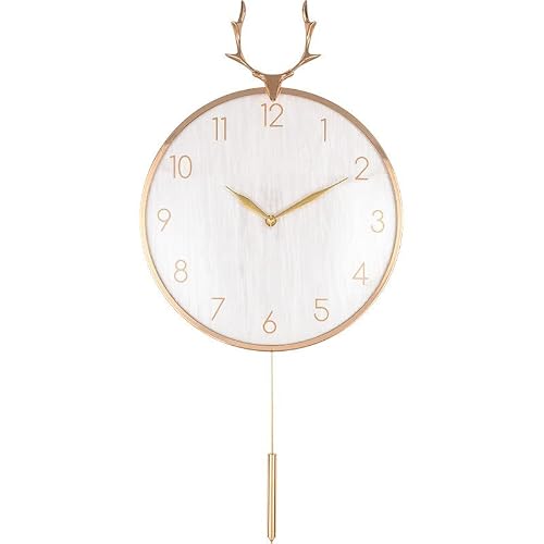 Large Metal Wall Clocks ，For Living Room ，Hotels, Cafes, Bars, Kitchens,Offices ， Bedroom ，Meeting Rooms And Classroom Decor，Battery Operated #TOP1