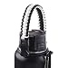 WaterFit Paracord Carrier Strap Cord with Safety Ring and Carabiner for 12-Ounce to 64-Ounce Wide Mouth Water Bottles, White/Black