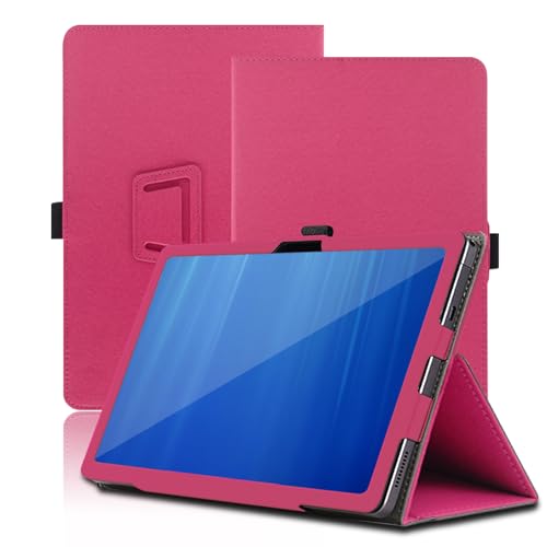 Case for Wacom Movinkpad Pro 14 14 inch, Wacom Movinkpad Pro 14 Tablet Case, Folding Stand Protective Cover with Pencil Holder and Wrist Strap, Full Protection. (Red)