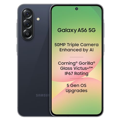 Samsung Galaxy A56 5G (Awesome Midnight Blue, 8GB, 256GB) | Segme...