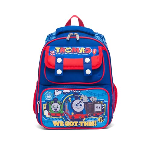 Ruz - Mochila pré-escolar Thomas and Friends de 30 cm com costas acolchoadas e alças ajustáveis, Azul, Medium, Mochila
