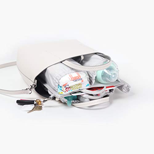 Totesavvy Mini - Diaper Bag Organizer (Soft Grey, 9.5" X 9" X 5") #TOP4