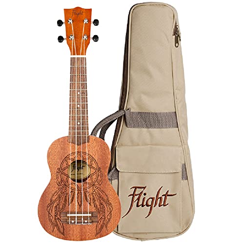 Flight, Ukulélé Soprano 4 cordes Natural Series (NUS350DC) - Les Beatles, Paul McCartney, John Lennon, RIngo Starr, George Harrison Flight, Ukulélé Soprano 4 cordes Natural Series (NUS350DC)