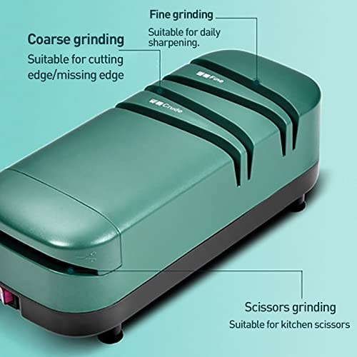 WWFAN Messerschärfer, Elektrischer Messerschärfer Multifunktionaler Haushalt Fast Spitzer Automatische Messerschleifer… – Bild 6