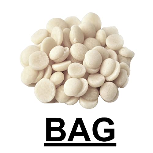 2 Lb. Deodorized Cocoa Butter Wafers - 100% Food-Grade Natural & Raw, Vegan, Non-Gmo. Diy Body Butter, Lotions, Chocolate Bars, And Creams Reduces Fine Lines, Wrinkles. Shaped In Small Disks. (32 Oz.) #TOP2