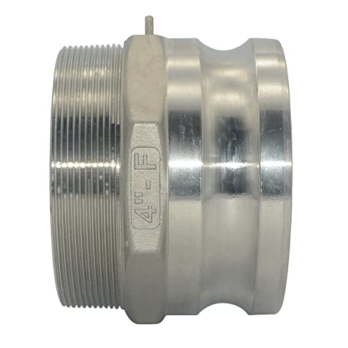VARMHUS F Trash Pump Adapter Male Camlock x Male Pipe Threads Stainless Steel 316 (4") by VARMHUS - Image 3