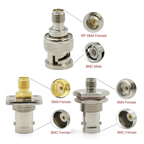 Adaptador de brida de cuatro orificios para fijación estable BNC macho Type2 4