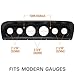GlowShift 6-Gauge Cluster Package Fits Ford F-100 Truck 1967-1972 - Black 7 Color Speedometer, Tach, Oil Pressure, Water Coolant Temp, Fuel Level & Volt Gauges - Direct Fit Dashboard Panel Pod