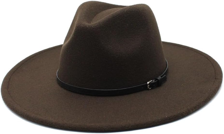 Classic Wool Fedora Hat, White with Black Band