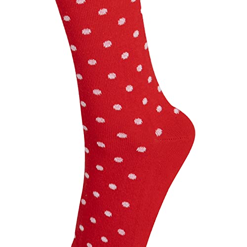 Mysocks Unisex Combed Cotton Knee High Socks Polka Dot Design | Seamless Toe | Smooth in Texture | Reflect Your Style3