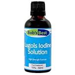 Lugol's Iodine Solution - 15% - 50ml - Essential Mineral Supplement & Topical Antiseptic, High Strength Formula, Alcohol Free, No Additives, Vegan & GMO Free