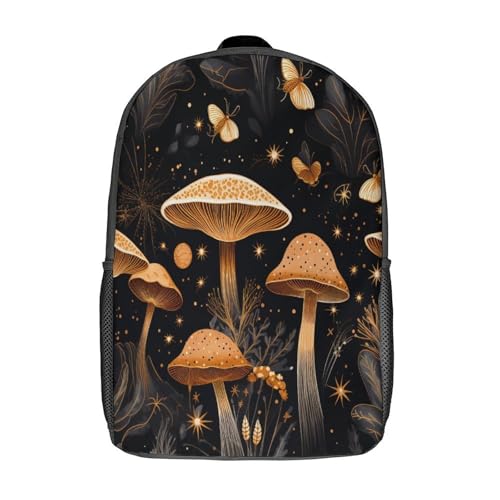 Sac d'école papillon 3D imperméable et grand format 17 pouces