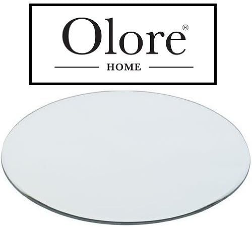 Round Mirror Plate 30 cm by olorehome