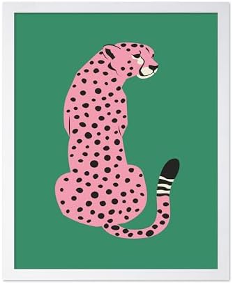 Poster Master Vintage Illustration Poster - Retro Minimalist Print - 8x10 Poster & White Frame Bundle image 2