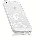 pusteblume motiv Apple iPhone SE 5 5S Hülle Motiv klar - ideales Apple Smarthone Zubehör, wenn Sie einen iPhone SE 5 5S Komplettschutz vor Kratzern suchen und die originale Form beibehalten möchten.