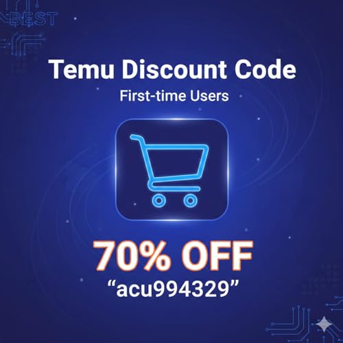 [BeST]Temu Discount Code "70% off" ["acu994329"] for First-time Users cover art