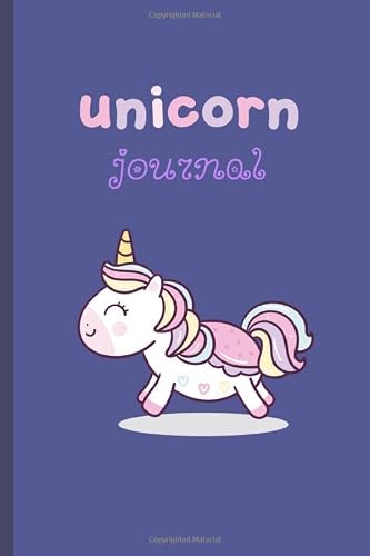 Unicorn Journal for bed time : Blue Journal and Notebook for Little Girls - Size (6"x9"): Lined Pages| Perfect for Journal| Doodling| Sketching and Notes