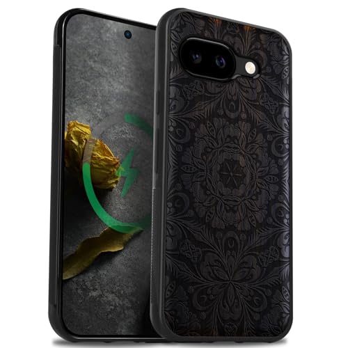 Carveit MagSafe (�}�O�Z�[�t) �Ή� Google Pixel 9a �P�[�X �ؐ� �y�V�R��+TPU�V���R���c�[�C�������z ���C���� �O�[�O���s�N�Z�� 9a �P�[�X �E�b�h �ϋv�� ����~�� �w��h�~ �ϏՌ� Pixel 9a �J�o�[ (��